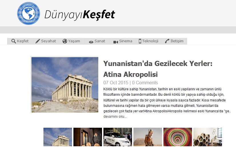 Dünyayı Keşfet Dünyayı Keşfet