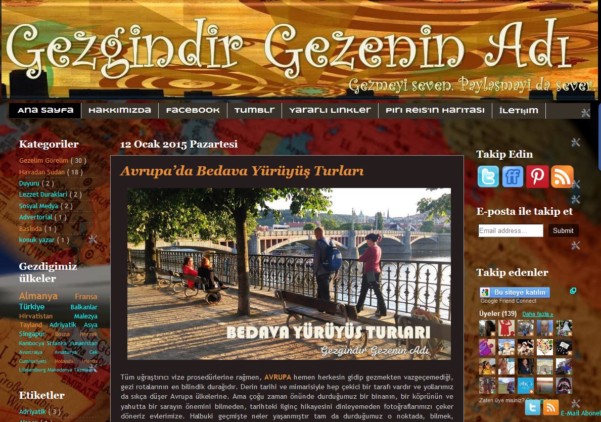 Gezgindir Gezenin Adı Gezgindir Gezenin Adı
