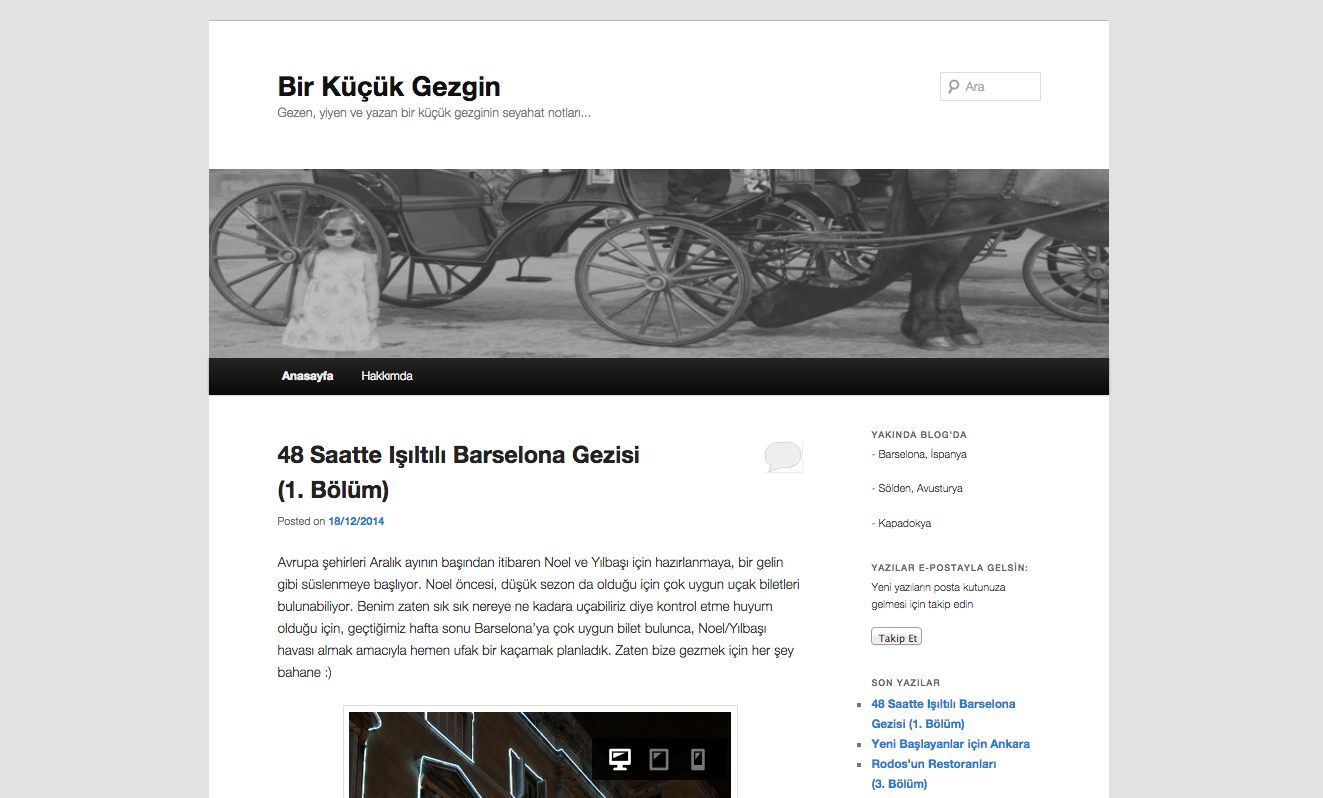 Bir Küçük Gezgin Bir Küçük Gezgin