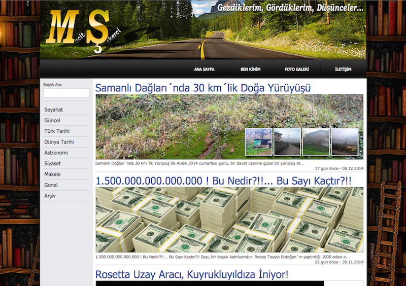 Gezdiklerim, Gördüklerim, Düşünceler Gezdiklerim, Gördüklerim, Düşünceler