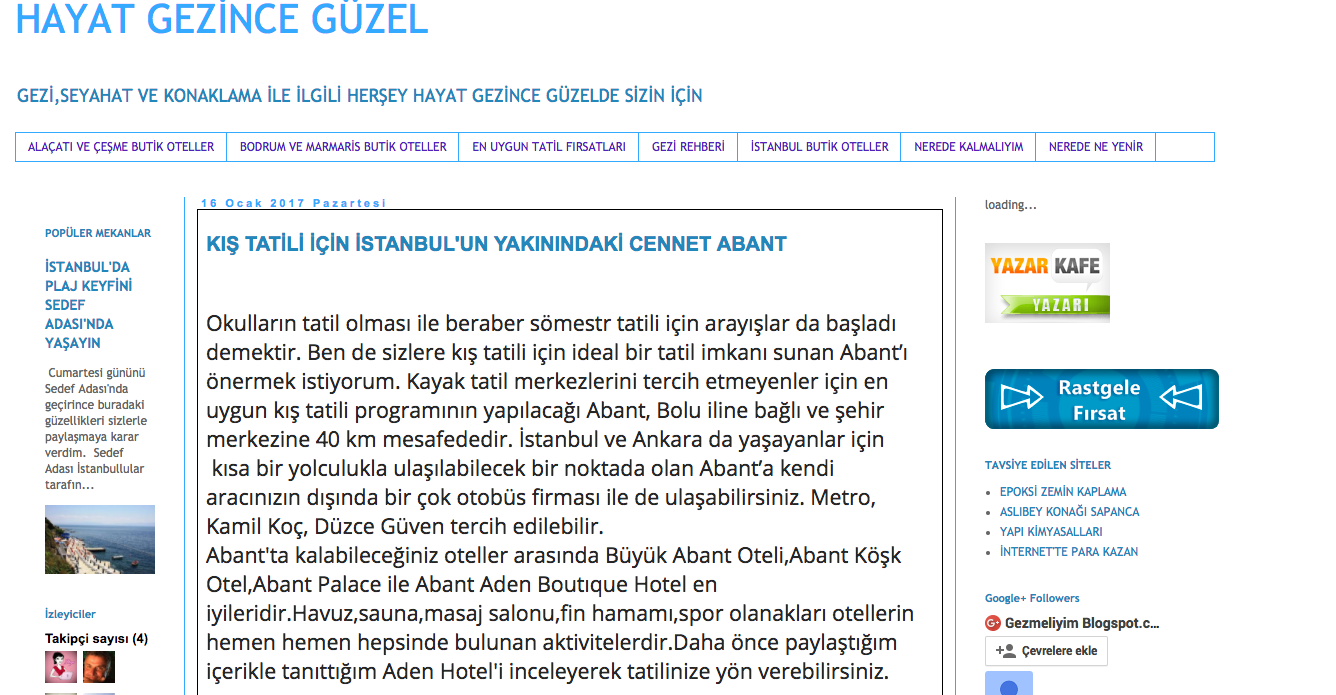 HAYAT GEZİNCE GÜZEL