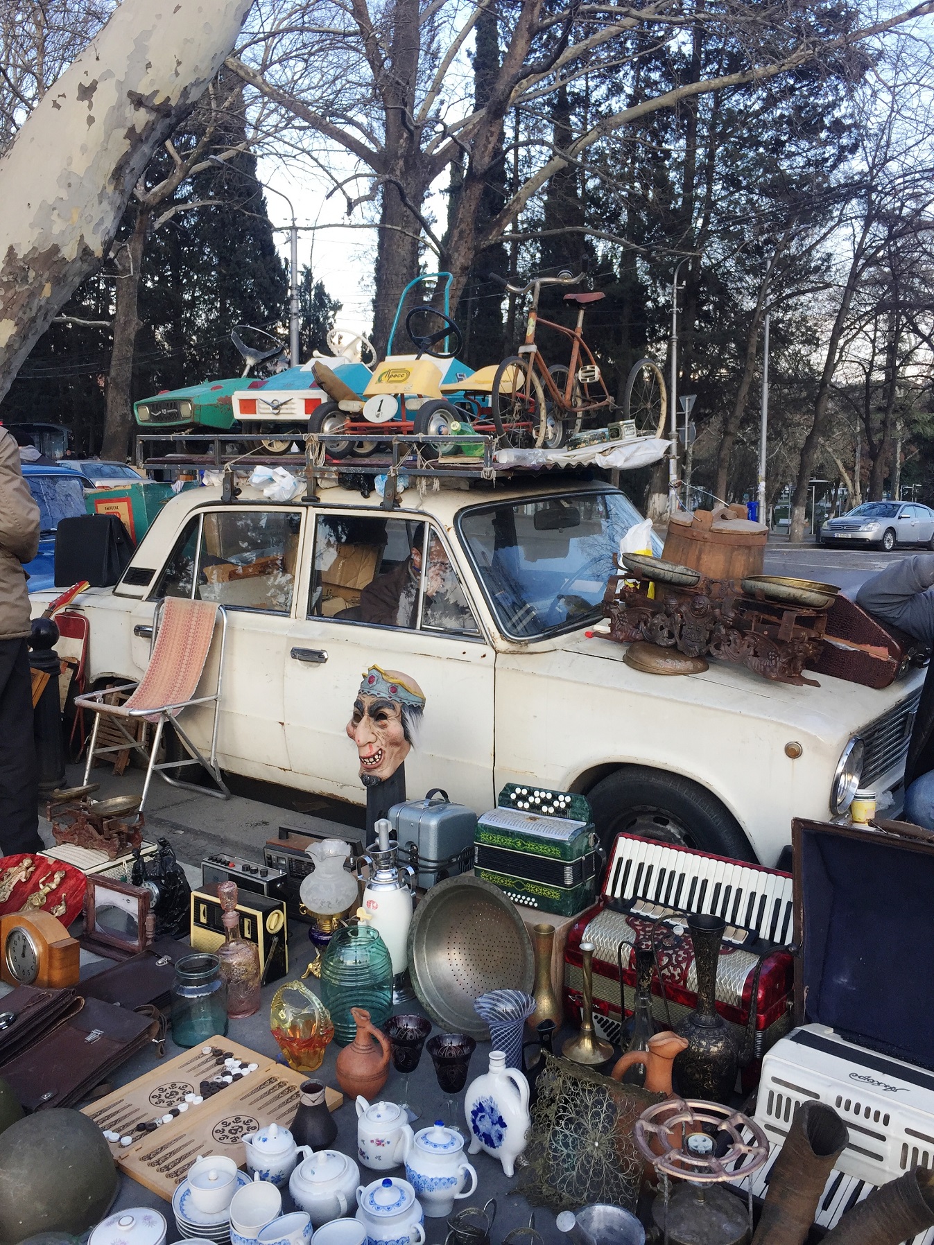 Tiflis'te bit pazarı