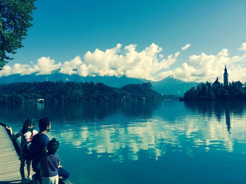 Slovenlerin sabah sporu yapmak yada bir soluk almak için geldikleri Bleed