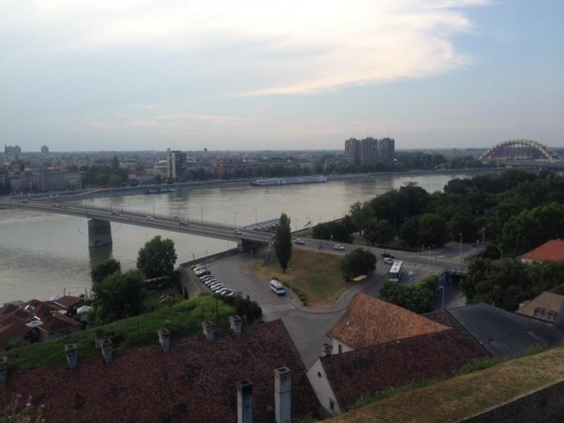 Petrovaradin Terasından Tuna Görünüm