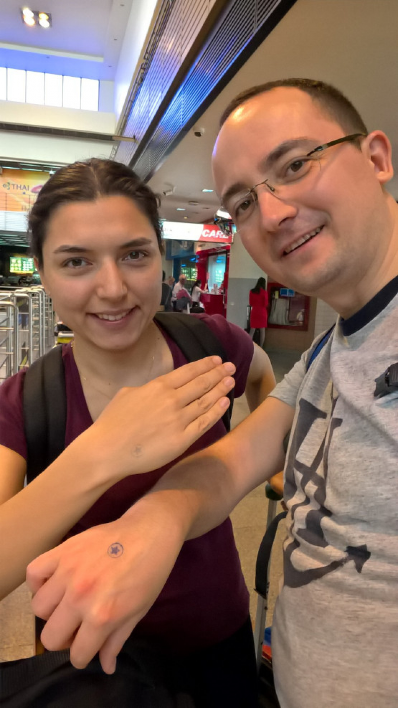 Don Mueng shuttle için elimize vurulan damgalar