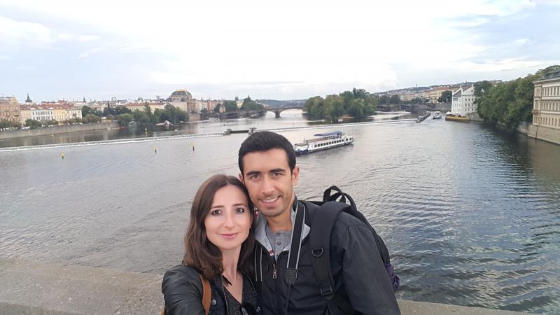 Karl Köprüsü ve Vltava Nehri