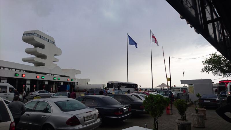 Sarp sınır kapısı, Gürcistan tarafı