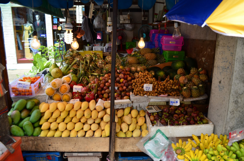  Meyva tezgahları her yerde