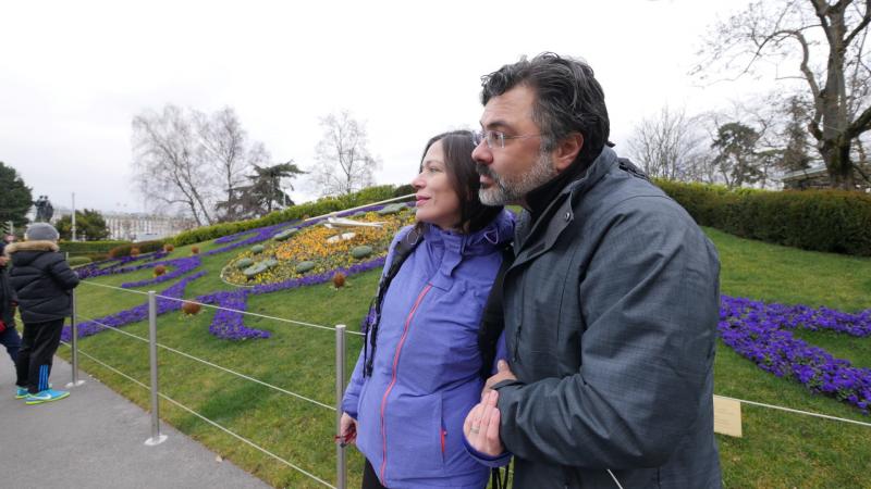 Cenevre çiçek saati tuğçe ve murat