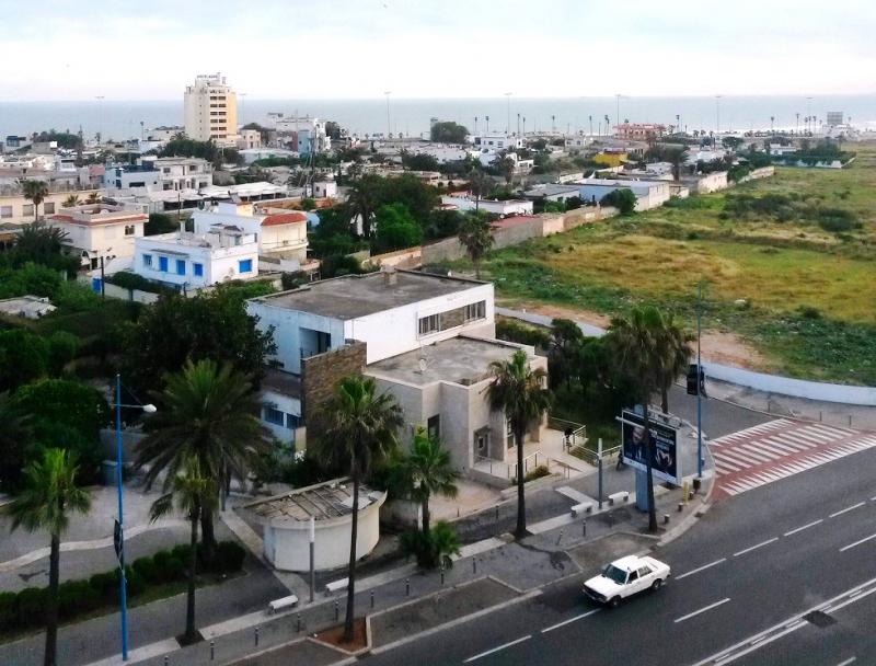 Kazablanka'nın otelimizden görünüşü.