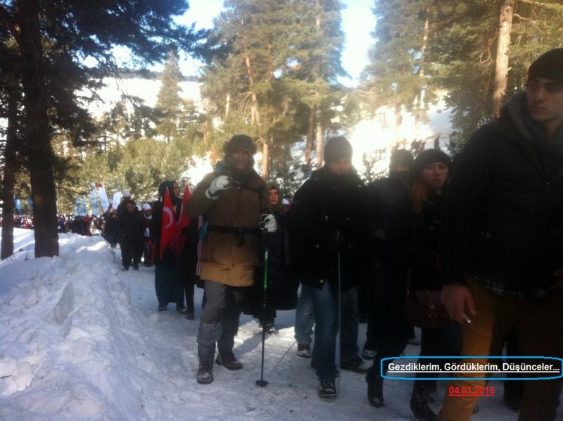 Allahüekber dağlarını tırmanıyoruz.