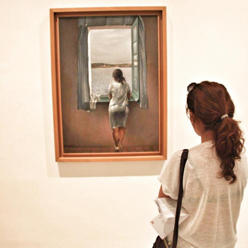 Girl at the window-Dali