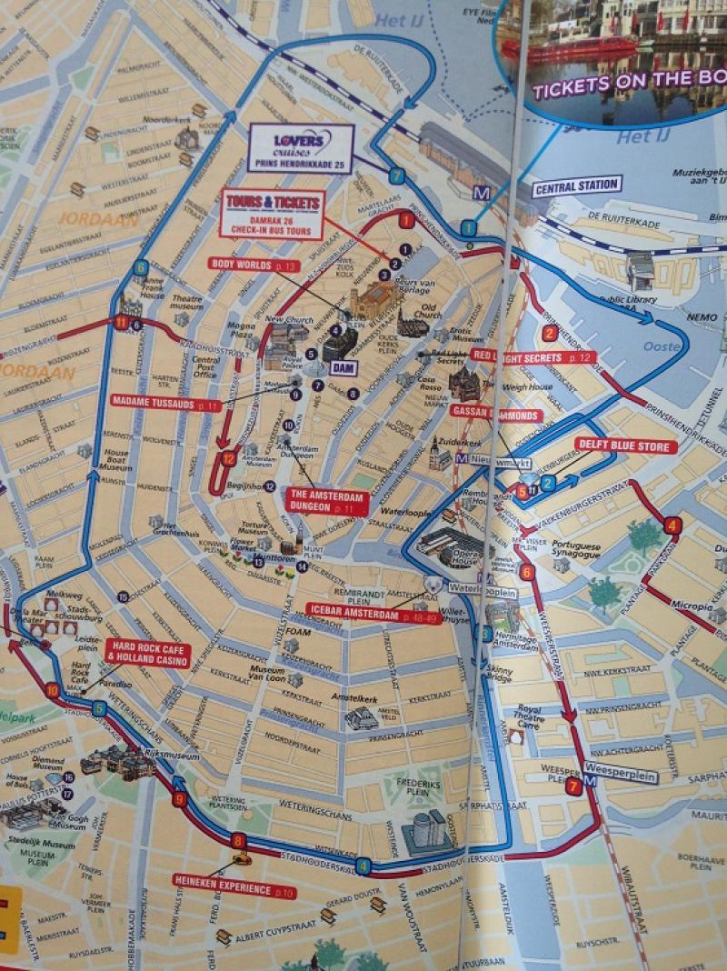 Amsterdam Şehir Haritası