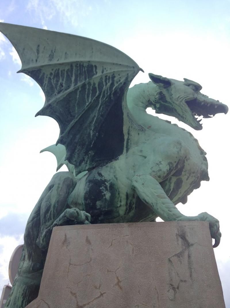 Ljubljana şehrinin sembolü, Ejderha