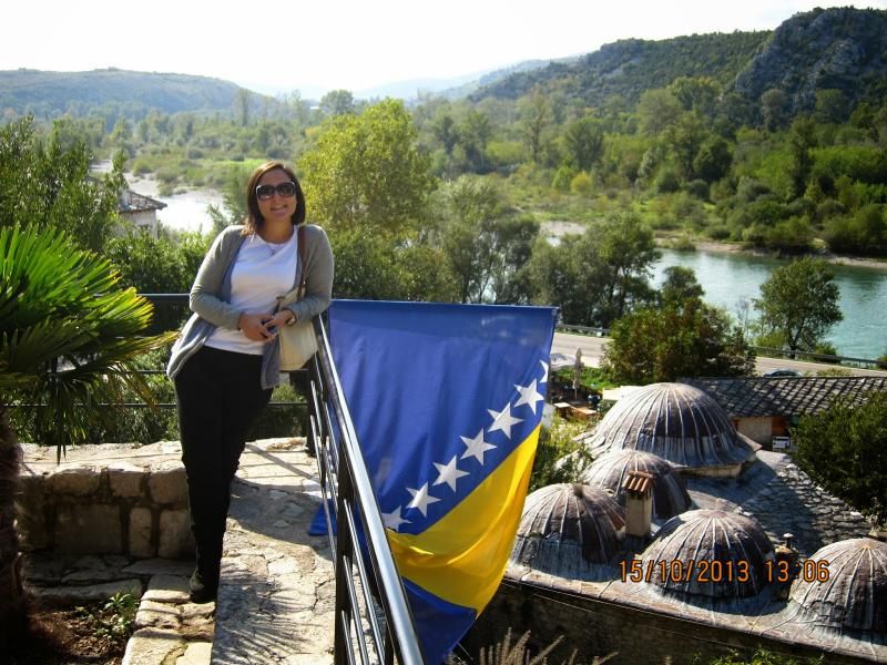 Pocitelj'nin kalesinden görüntü görülmeye değer ve muhteşem