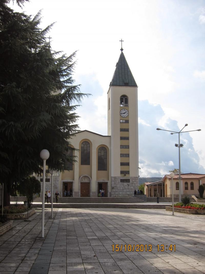Medugorje'de yer alan en büyük kilise