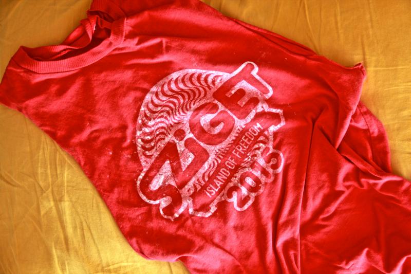 sziget tişört baskı