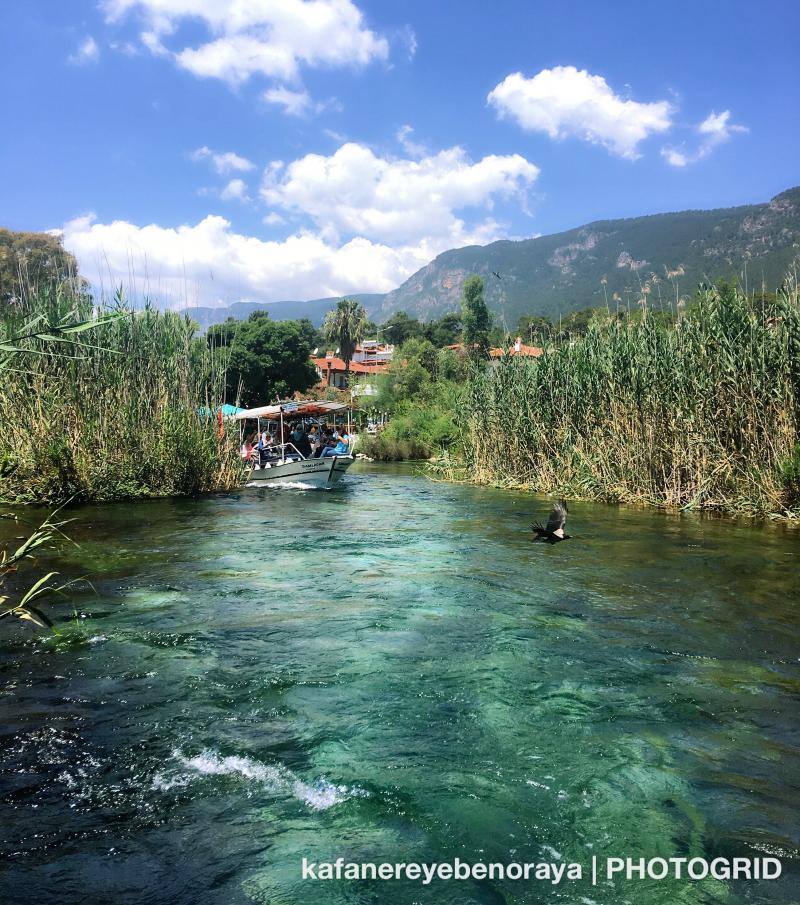 Azmak çayı tekne turundan