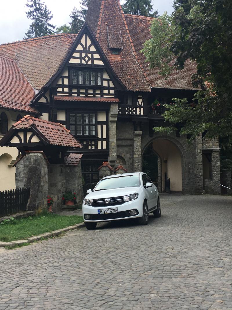 Peleş sarayının bahçesinden bir kesit