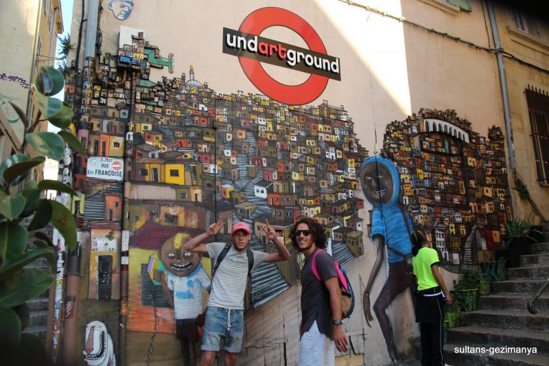 Marsilya Panier Sokaklarından