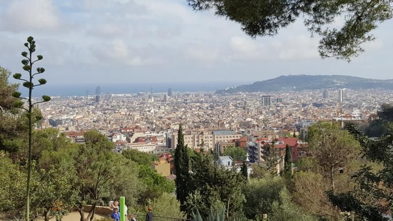 Parc Guell manzarası