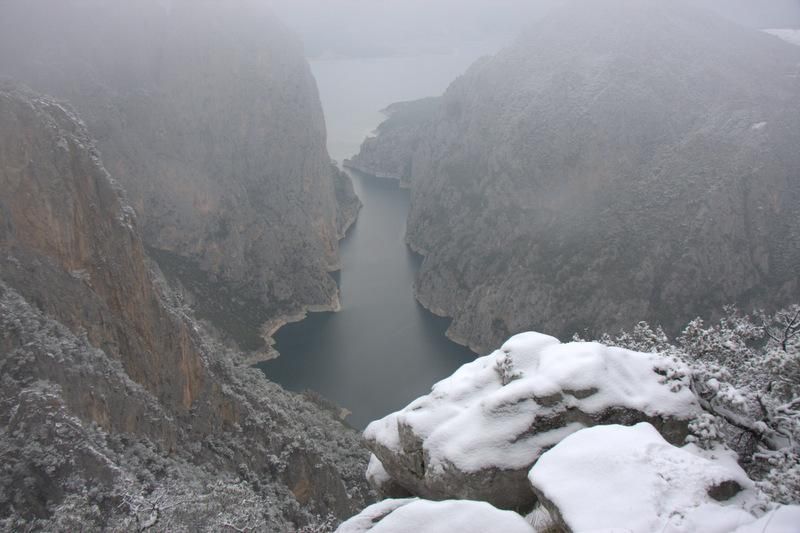 Şahinkaya Kanyonu her mevsim güzeldir
