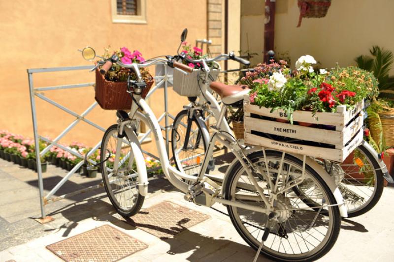 Caltagirone 'de her yerde çiçek...