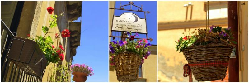 Caltagirone'de çiçekler her yerde...