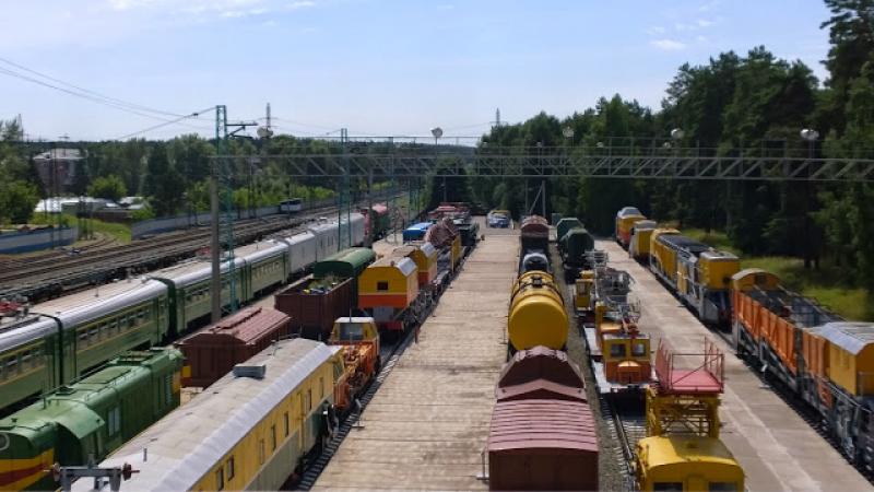 Novosibirsk'teki Tren Müzesi