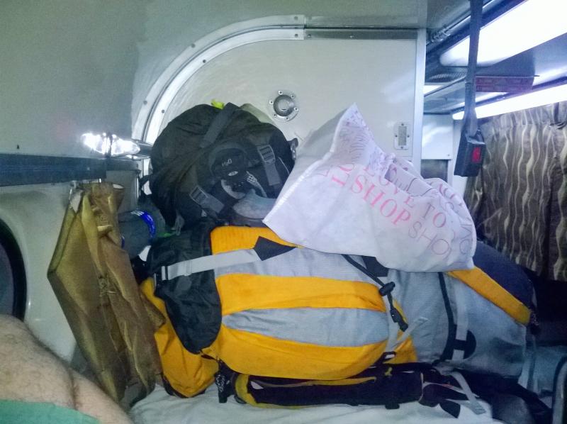 Kuala Lumpur- Padang Pesar treninde giderken sırt çantam