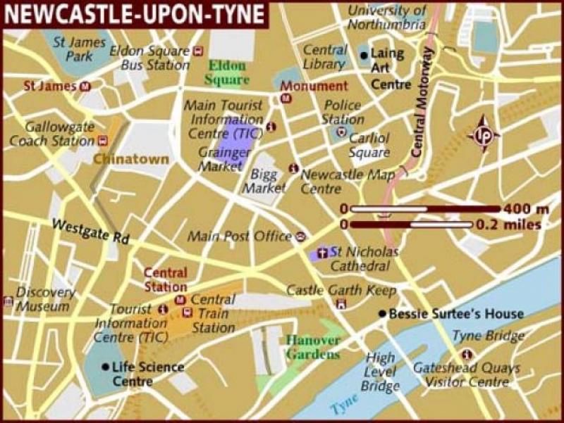 Image Newcastle Map 