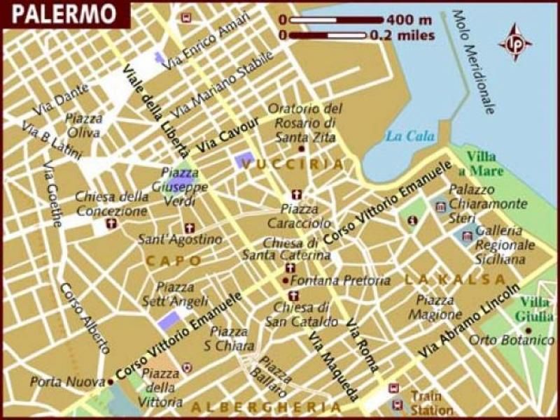 Palermo Mappa Turistica