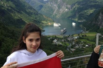 Türk Bayrağı Geiranger&#039;de! 