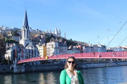 Lyon Katedrali ve Kırmızı Köprü 