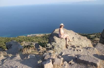 Assos Athena Tapınağı&#039;ndan Midilli&#039;ye bakış : ) 