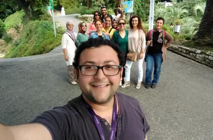My group in Batumi Botanical Garden : ) 