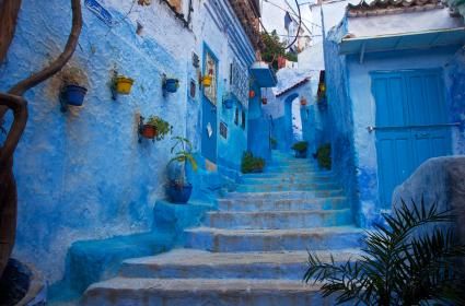 Mavi Şehir Chefchaouen, Fas 
