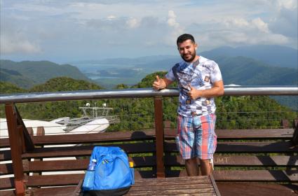 Langkawi Adasındayım.. Sky Bridge&#039;ten adaya tepeden bakmak.. 