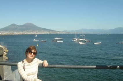 Vezüv&#039;ü izlerken.. 