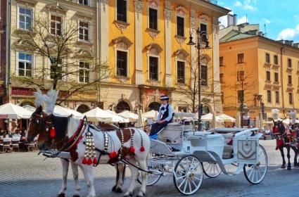 Krakow&#039;un tarihî merkezi 