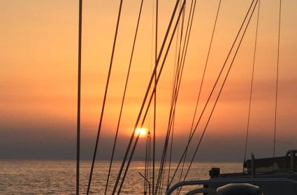 Adriyatik,gün batımında seyir hali II..... 