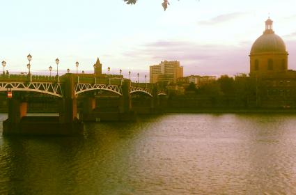 Toulouse&#039;da günbatımı 