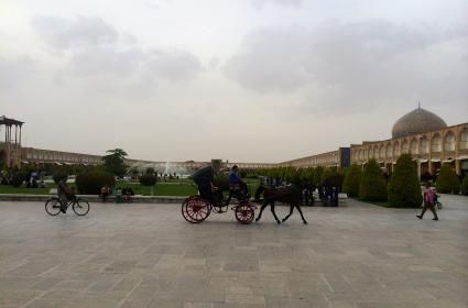 A lovely afternoon in Naqsh-e Jahan Square 