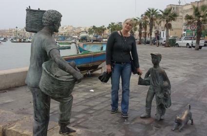 DENIZ ÜRÜNLERININ VE BALIKLARIN MEKANI...MALTA,MARSAXLOKK 