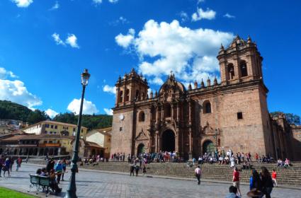 Cusco&#039;da Plaza De Armas Meydanı 
