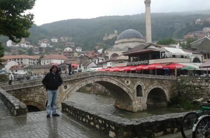 Prizren&#039;in eğri büğrü yolları 