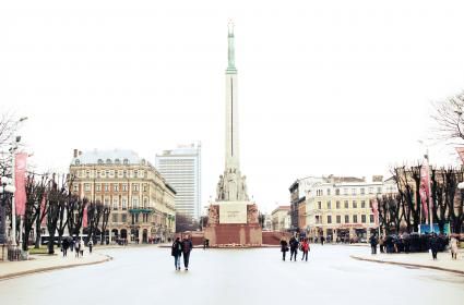 Riga Cumhuriyet Meydanı 