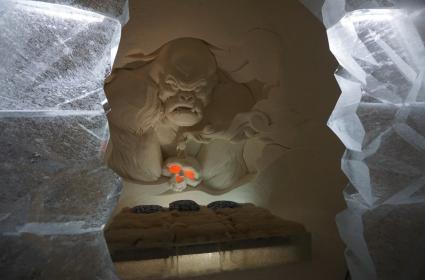 Beyaz Ülke Laponya: Buz Otelde Konaklamak  Beyaz Ülke Laponya: Buz Otelde Konaklamak