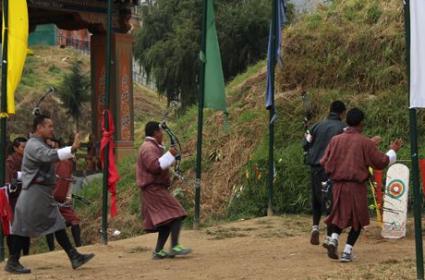 Bhutan&#039;ın Milli Sporu Okçuluk