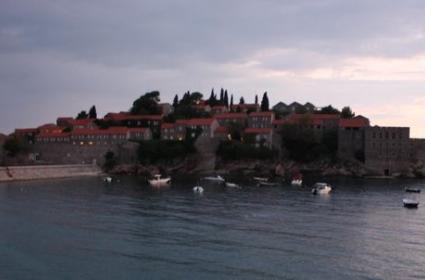Gün Batımında Sveti Stefan 